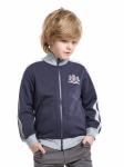 Бомбер (куртка) (98-122 см) UD 0675-1(2) синий/серый