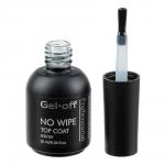 Финишное покрытие для ногтей "NO WIPE TOP COAT" (топ БЕЗ липкого слоя), Gel-off Professional, 10 мл