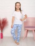 Брюки пижамные детские, трикотаж