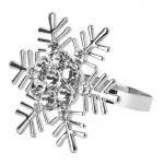 Кольцо для салфеток Серебряная снежинка N9903659