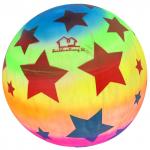 Мяч игровой "Звезды микс" д18см, радужный, ПВХ (Китай)