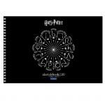 Гарри Поттер | Premium альбом для рисования А4,20л "Заклинания" (черный)