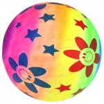 Мяч игровой "Солнышко-цветочек" д18см, радужный, ПВХ (Китай)