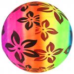 Мяч игровой "Цветочный принт" д18см, радужный, ПВХ (Китай)