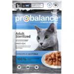 #(C)ProBalance 02PB084 Sterilized ПАУЧ для Стерилизованных кошек и Кастрированных котов 85 гр*25 12%