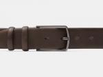 Кожаный коричневый мужской классический ремень PR35-277