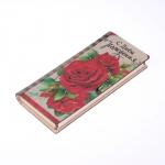 Конверт деревянный "С Днём Рождения!" розы, 17 х 8 см