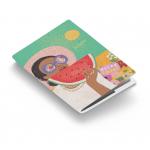 Обложка для паспорта OfficeSpace Enjoy the Summer, кожа, цветная печать, PI_48439