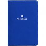 Обложка для паспорта OfficeSpace Journey, иск. кожа софт-тач, синий, тиснение фольгой, 311109
