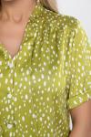 Блуза "Клэр" (зеленая) Б8484