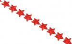 Бусы новогодние "Полярная звезда", 2 метра, цвет - красный  /1 Китай
