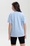 Женская футболка 027 Голубой