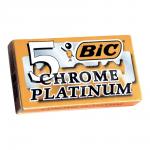 Лезвия сменные для бритья Bic Chrome Platinum, 5 шт