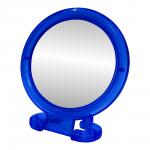 Зеркало ZCDE-02 настольное круглое 13 см, пластик, синий