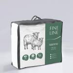 Одеяло "Fine Line" Ideal 210х205 овечья шерсть