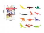Игрушка 48717 Динозавры литые, 10 - 16 см, пластик, в ассортименте, 3 шт