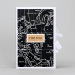 Коробка - книга, упаковка подарочная, «Карта мира», 20 х 12.5 х 5 см