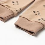 Ползунки детские "Антошка", цвет бежевый, рост 62