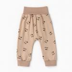 Ползунки детские "Антошка", цвет бежевый, рост 62