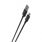 Дата-кабель для зарядки MoreChoice K42Si Smart USB Lightning 8-pin ТРЕ 2,4 А, черный, 1 м