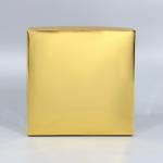 Коробка кондитерская для муссовых пирожных «Золотистая», 17.8 х 17.8 х 6.5 см