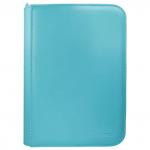 Альбом для карт Ultra Pro — Vivid 4-Pocket Zippered PRO-Binder с 20 листами 2х2 Light Blue