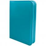 Альбом для карт Ultra Pro — Vivid 4-Pocket Zippered PRO-Binder с 20 листами 2х2 Teal