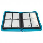 Альбом для карт Ultra Pro — Vivid 4-Pocket Zippered PRO-Binder с 20 листами 2х2 Teal