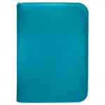 Альбом для карт Ultra Pro — Vivid 4-Pocket Zippered PRO-Binder с 20 листами 2х2 Teal