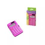 Калькулятор карманный 8-разрядов Erich Krause PC-103 Neon, розовый (в коробке по 1  штуке)