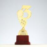 Кубок «3 место», наградная фигура, золото, подставка пластик, 16,8 * 6,2 * 6,4 см.