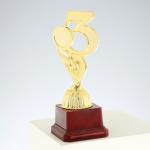 Кубок «3 место», наградная фигура, золото, подставка пластик, 16,8 * 6,2 * 6,4 см.
