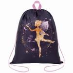 Мешок для обуви BRAUBERG KIDS, с петлей, 42х34  см, "Gold fairy", 272414