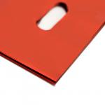 Пакет подарочный, металлизированный, красный 17х25 см , 20 микрон 10шт набор
