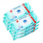 Влажные салфетки Aura Family антибактериальные, 6 упаковок по 144 шт