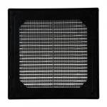 Решетка вентиляционная "ВИЕНТО" 2525ВР, 250х250 мм, с сеткой, разъемная, черная