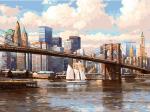 "Бруклинский мост" живопись на холсте 30*40см