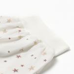 Ползунки детские "Антошка", цвет белый/звезды, рост 74