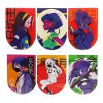 Магнитные закладки 6 штук "Киберпанк Anime"