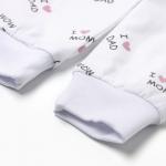 Ползунки детские "Антошка", цвет белый, рост 80