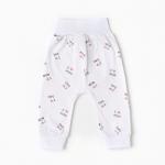 Ползунки детские "Антошка", цвет белый, рост 80