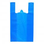 Пакет маечка синий (25х45х11мк) Ч, 100шт