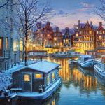Пазл «Амстердам ночью», 1000 элементов