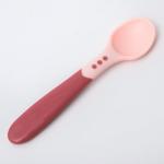 Набор для кормления: миска на присоске, с крышкой + ложка, цвет розовый, 400 мл.