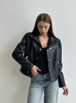 Куртка женская демисезонная 2001 (черный матовый)