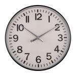 Часы настенные круглые, d30 см, 1xАА, пластик, цвет серебряный, арт08-17