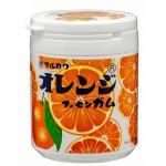Жевательная резинка Marukawa Marble Orange вкус Апельсин, банка 130 гр.