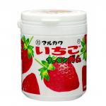 Жевательная резинка Marukawa Marble Strawberry вкус Клубника, банка 130 гр.