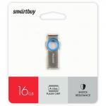 Флешка Smartbuy 16GBBMC2, 16 Гб, USB2.0, чт до 20 Мб/с, зап до 10 Мб/с, синяя