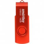 Флешка Smartbuy 016GB3TWR, 16 Гб, USB3.0, чт до 70 Мб/с, зап до 40 Мб/с, красная